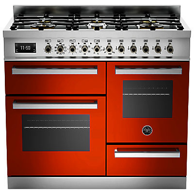 Bertazzoni Professional Series Dual Fuel Range Cooker Orange Bertazzoni Professional Series Dual Fuel Range Cooker Orange